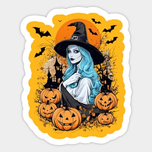 HALLOWEEN WITCH DESIGN Sticker